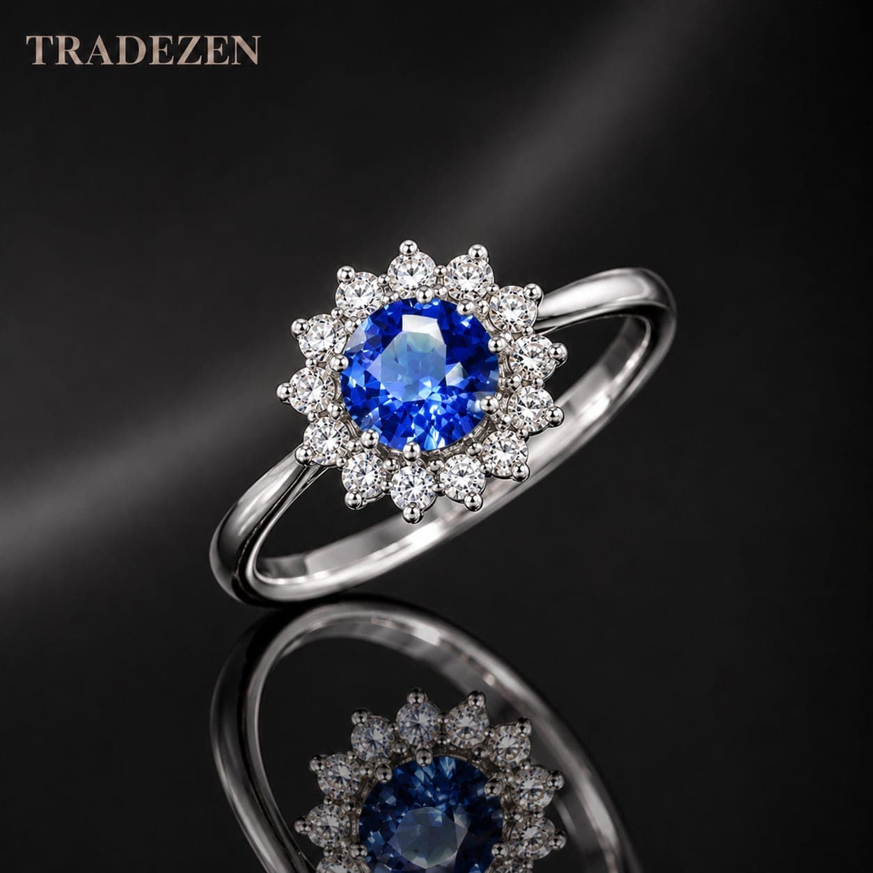 Blue sapphire 925 Sterling silver Ring